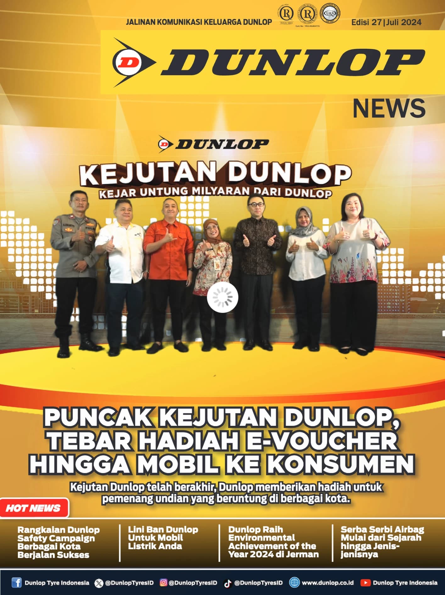 Dunlop E-Magazine July 2024 Edition Thumbnail