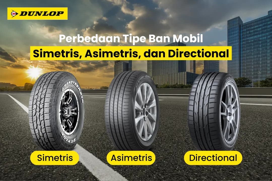 Perbedaan Tipe Ban Mobil: Simetris, Asimetris, dan Directional Thumbnail