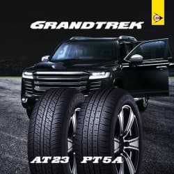 DUNLOP GRANDTREK AT23 AND GRANDTREK PT5A ADOPTED AS OEM TIRES FOR TOYOTA LAND CRUISER 300 Thumbnail