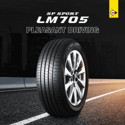 Dunlop SP SPORT LM705 Creates a Safe and Comfortable Driving Experience Thumbnail