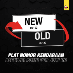 Plat Nomor Kendaraan Berubah Putih per Juni 2022 Thumbnail